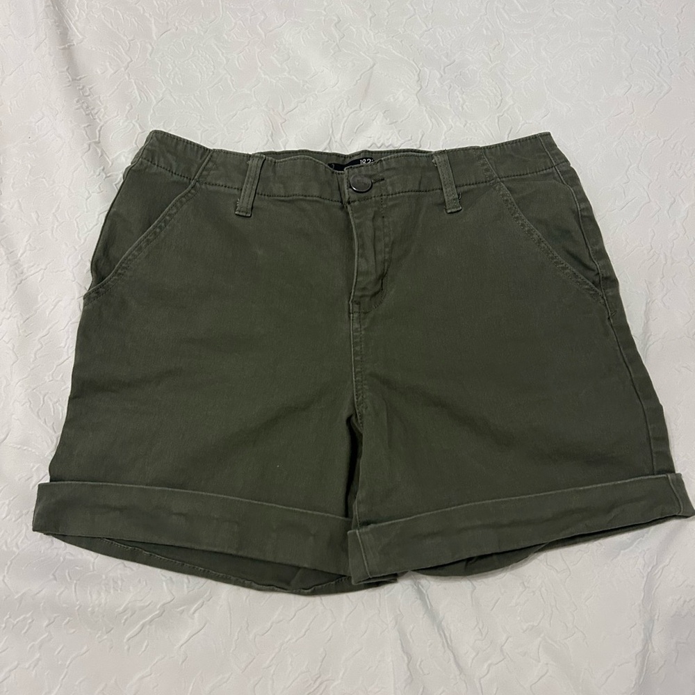 Olive Green Women's Shorts